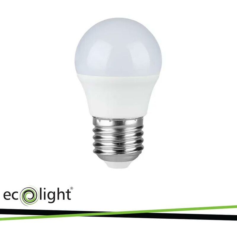 Eco Light - lampadina G45 E27 5W 3000K 450LM