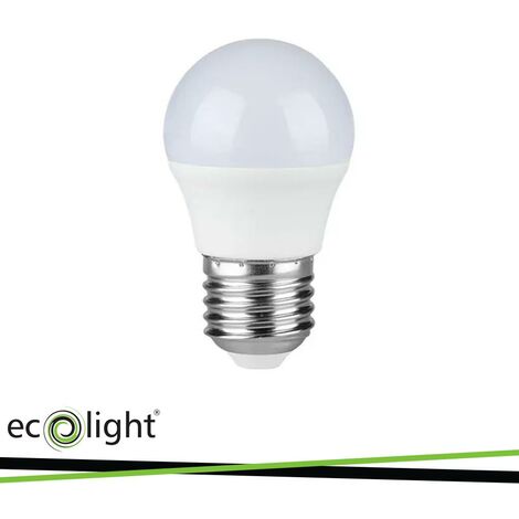 LAMPADINA G45 E27 7W 6500K 630LM                                                                         - Luce FREDDA