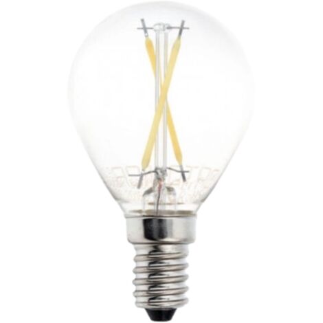 Lampadina G45 LED G45 E14 - FILAMENTO 2W - 200LM - 4500K - GLASS