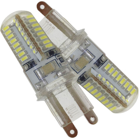 Lampadina G9 5W 220v 64 led smd 6630 con protezione in resinaLuce Fredda 6400k