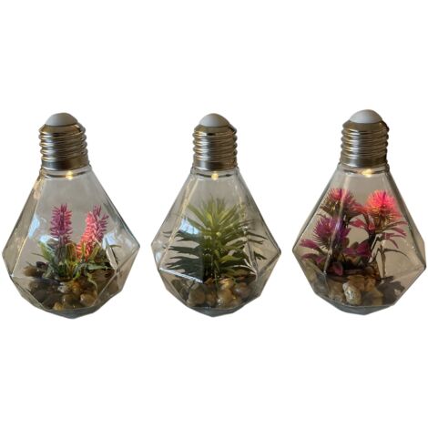 LAMPADINA GARDEN DIAMOND H19CM CON LED.