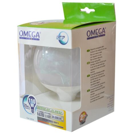LAMPADINA GLOBO G120 17W LED E27 4000K
