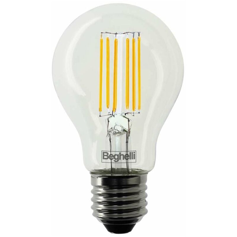 Beghelli - Lampadina a Led Zafiro CRI95 Goccia 7W E27 2K7 810lm Luce Calda