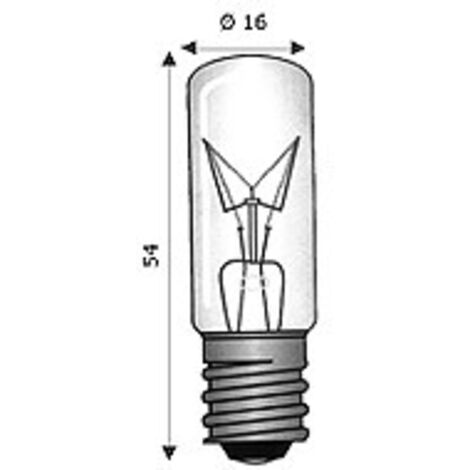 Lampadina Incandescenza E14 16X54 220-260V 5-7W ( WIMEX cod. 4102124 )