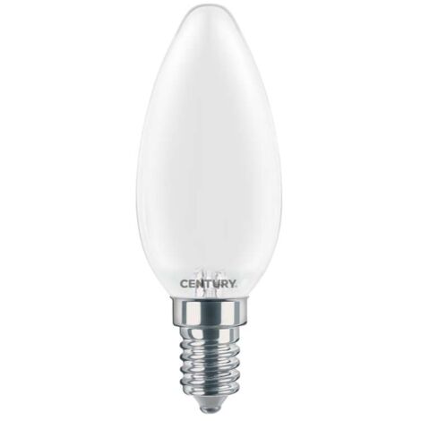 Lampadina Incanto Saten LED Century 6W E14 4000K Dimmerabile