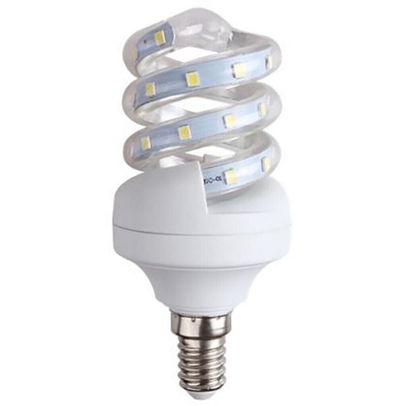 R&g - lampadina lampada a led smd 2835 3W watt E14 spirale basso consumo luce fredda