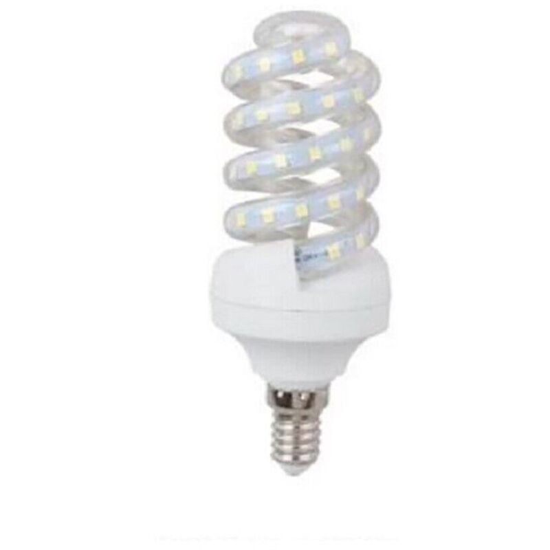 R&g - lampadina lampada a led smd 2835 7W watt E14 spirale basso consumo luce fredda