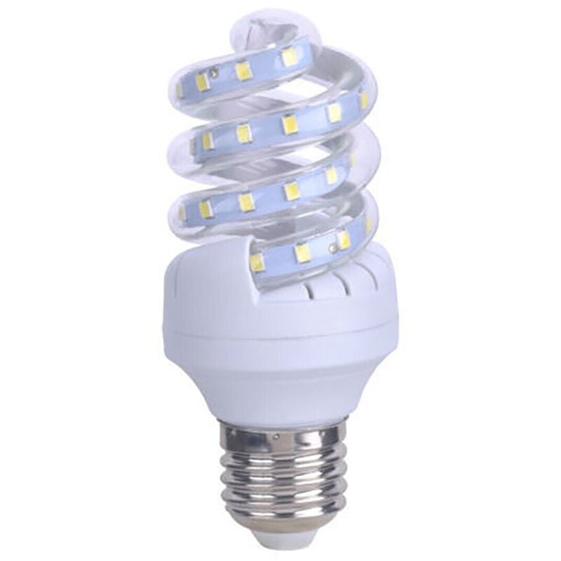 R&g - lampadina lampada a led smd 2835 7W watt E27 spirale basso consumo luce fredda