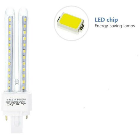 LAMPADINA LAMPADA SMD LED ATTACCO G24 12Watt LUCE BIANCA FREDDA