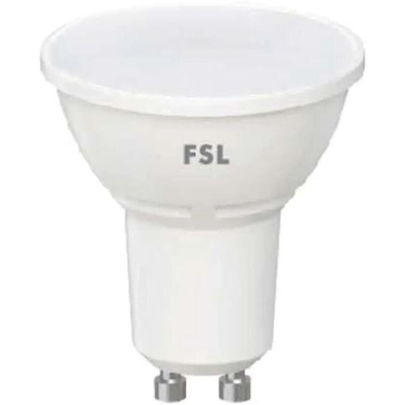 Image of FSL - lampadina led faretto spot 230v GU10 bianco naturale 6 watt f