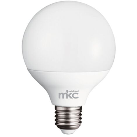 LAMPADINA LED 14W E27 220-240VCA 3000K LUCE CALDA SCATOLA MKC LIGHT GLOBO 90