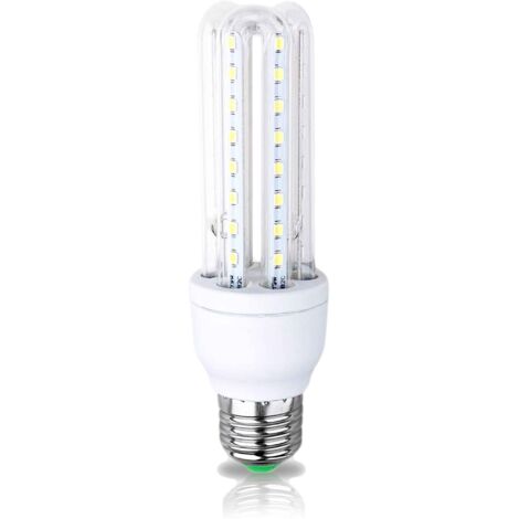 Lampadina LED 3 tubi E14 8W bianco/ caldo