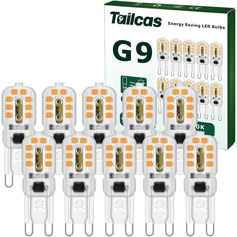 Lampadina led 3W G9, bianco caldo non dimmerabile