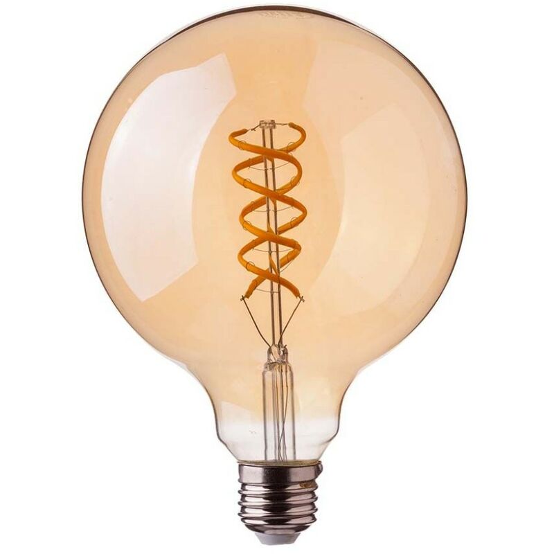 Image of VT-2075 lampadina led E27 4.8W bulb G95 globo filament vetro ambrato - sku 217217 - V-tac