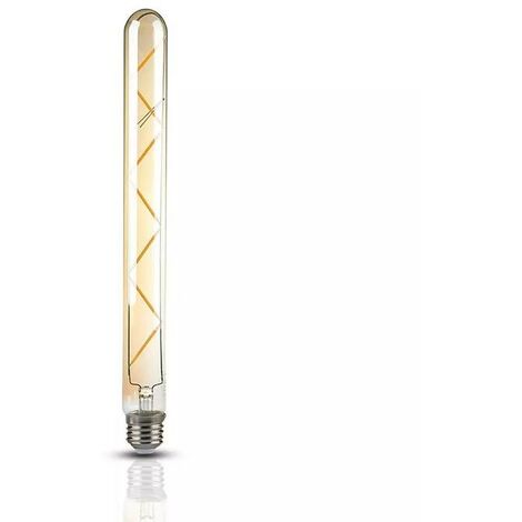 Lampada Filo Led a Filamento E27 ST64 6W Bianco Caldo 2200K Cover Amber  Vintage SKU-214362