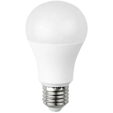 Lampadina led 9w e27 4000k 850lm vetro opale beghelli elplastled goccia 57001