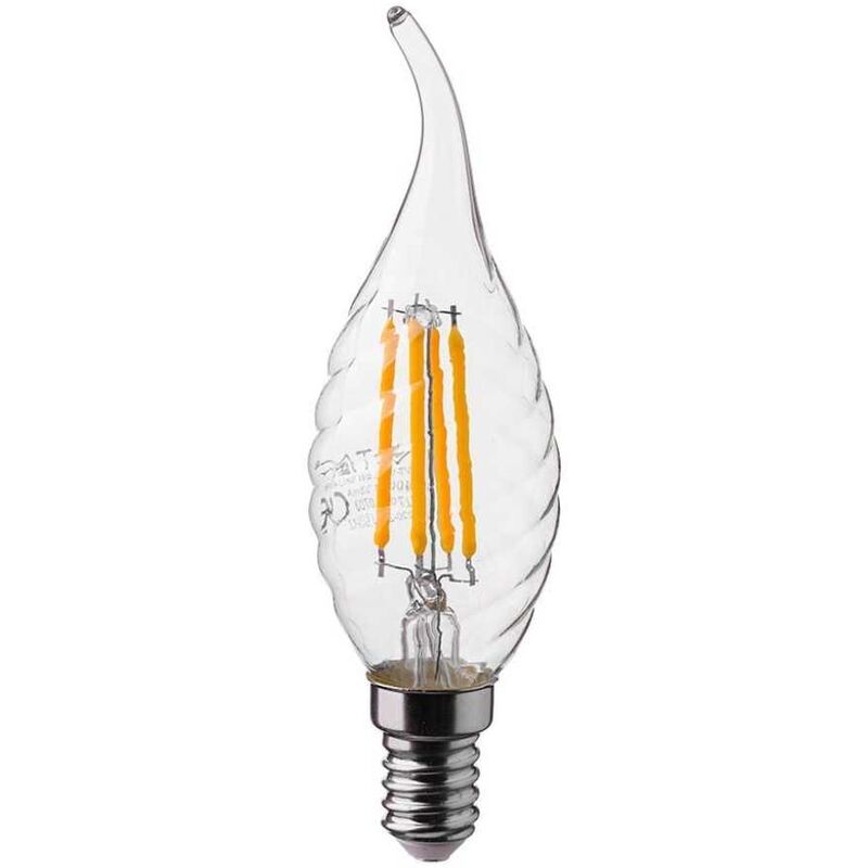 Lampadina Led Candela V tac 4w E14 4000k Vt 1995 n 4431 214431