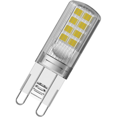 Lampadina LED a capsula G9, 2,6W, bianco caldo.