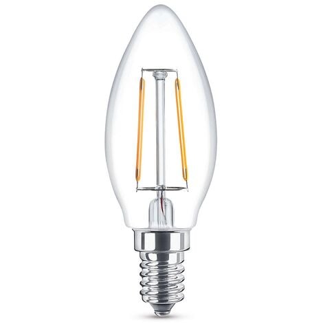 NOVA LINE Lampadina Led a Filamento E14 C35 a candela 2W Bianco caldo 2700K Novaline