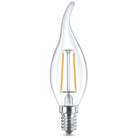 Lampadina Led a Filamento E14 CL35 a colpo di vento 2W Bianco caldo 2700K Novaline