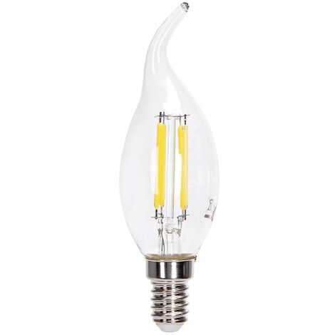 Lampadina Led a Filamento E14 CL35 a colpo di vento 4W Bianco freddo 6500K Aigostar