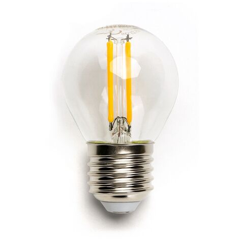 Lampadina Led a Filamento E27 G45 a sfera 4W Bianco caldo 2700K Aigostar