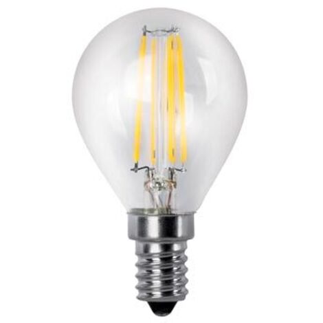 LAMPADINA LED A FILAMENTO SFERICO E14 4W 400LM