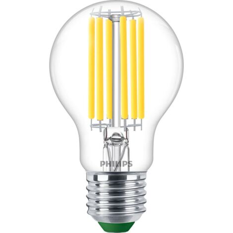 lampadina led a goccia philips trasparente 5,2w 4000k, e27