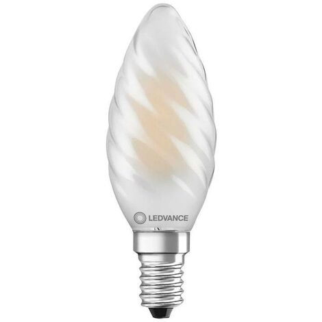 lampadina latte led tortiglione c35 4w e14 dimmerabile 2700k by