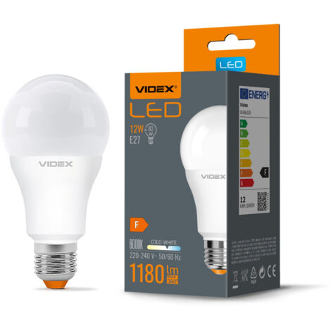 Lampadina LED A60 E27 12W 6000K 1180lm bianca Videx