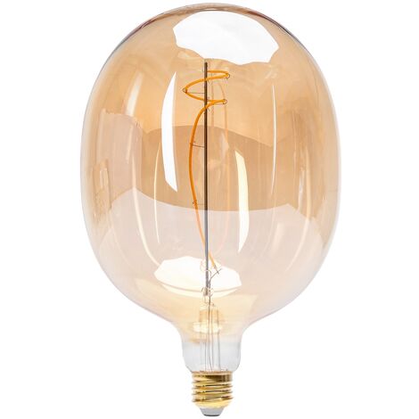 Lampadina Led Balloon Vintage a Filamento E27 4W decorativa Bianco caldo 1800K Aigostar