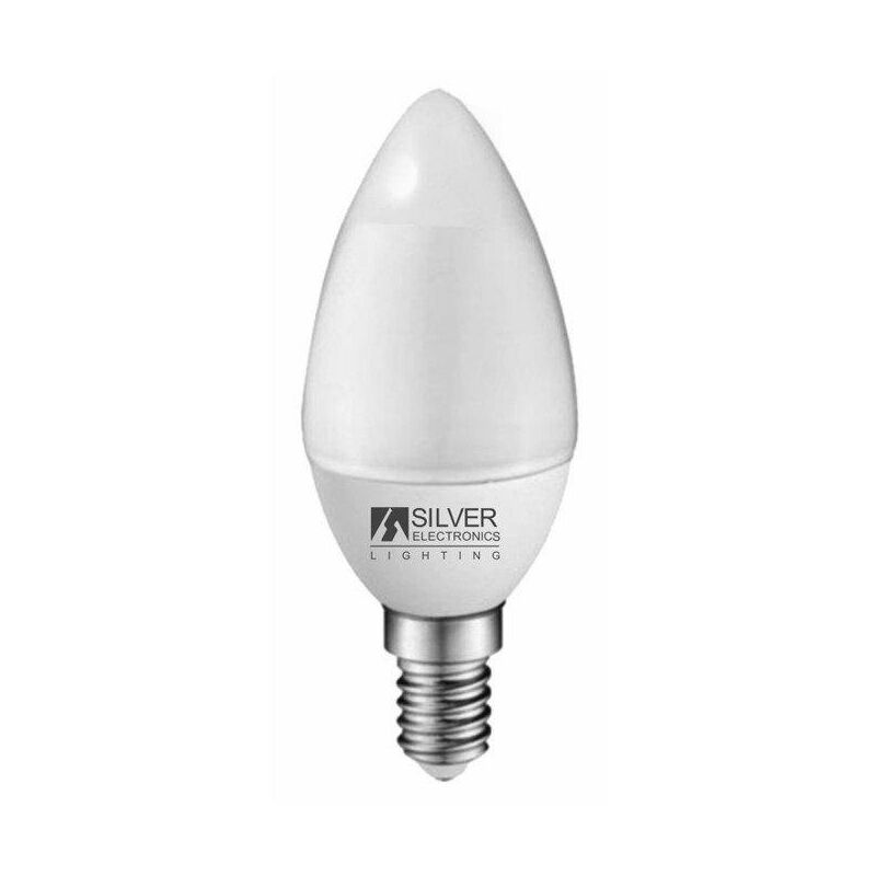 Image of Silver Electronics - Lampadina a led a candela E14 5W 3000K eco