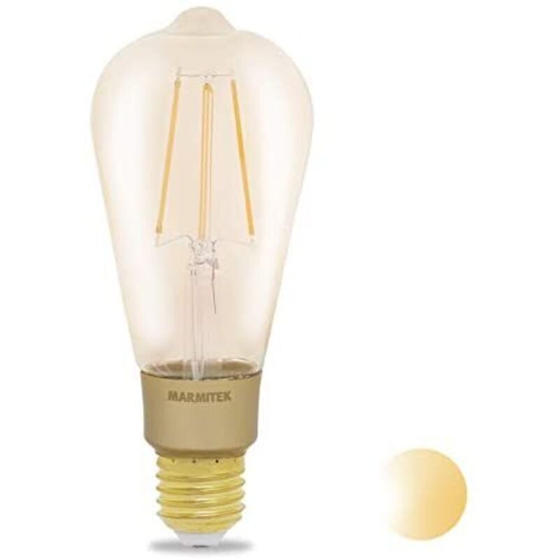 Nilox Glow XLI Lampadina Intelligente 6W Trasparente Giallo Wi-Fi