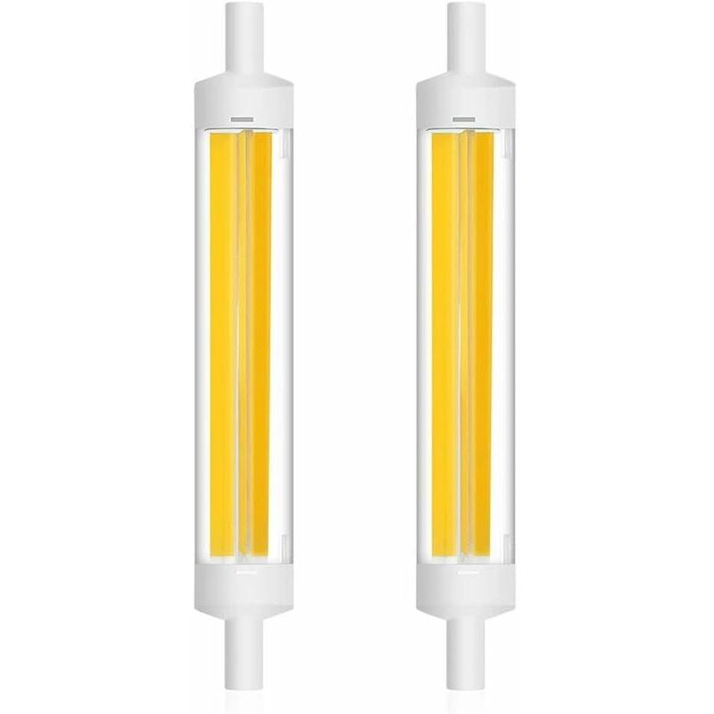 Image of Lampadina led cob R7S 15W 118mm Filamento lineare 360 gradi J118 Lampadina per faretto 1200LM Equivalente a lampadina alogena 120W Bianco frossodo