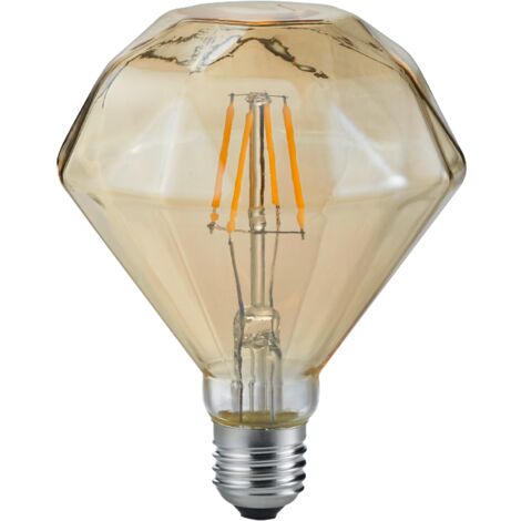 Gasiashop - DM-OC - LAMPADINA LED VINTAGE A FORMA DI DIAMANTE E27