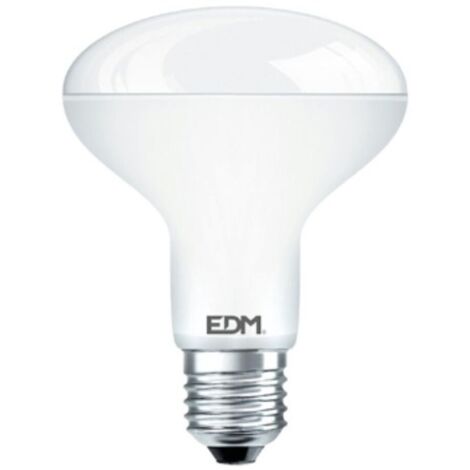 Lampadina LED con riflettore r80 e27 10w 810lm 6400k luce fredda ø8x11cm EDM