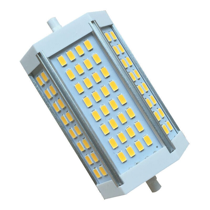 30W R7s Regulable 118mm J118 Bombilla led Reflector Luz diurna 4000K Doble cara 3000LM Lámpara halógena equivalente a 300W para el hogar, sala de
