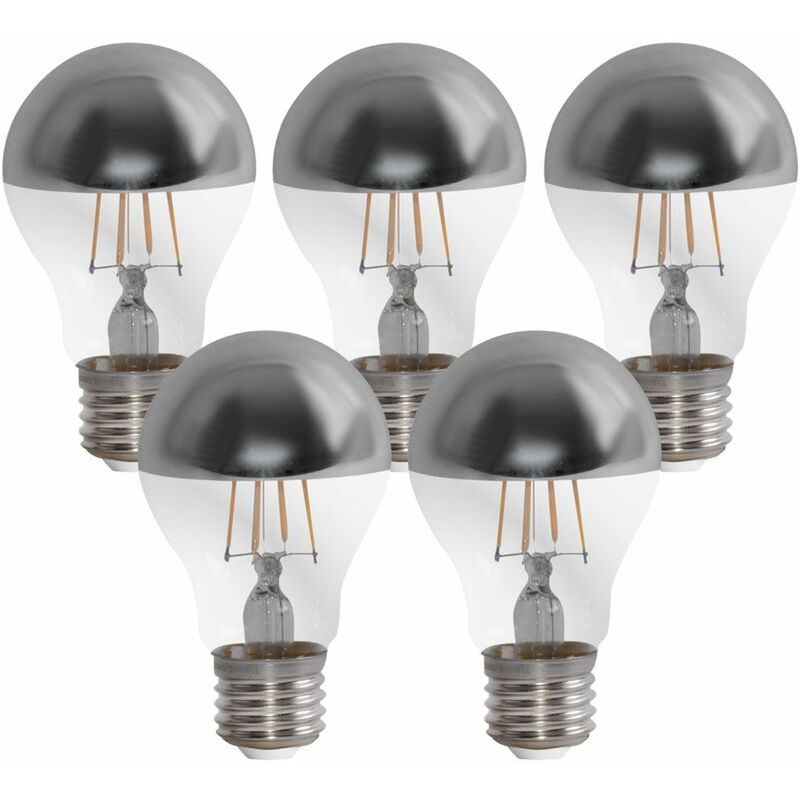Image of Set di 5 lampadine a led per specchietti Lampadine E27 lampadine retrò a filamento 4W 400lm