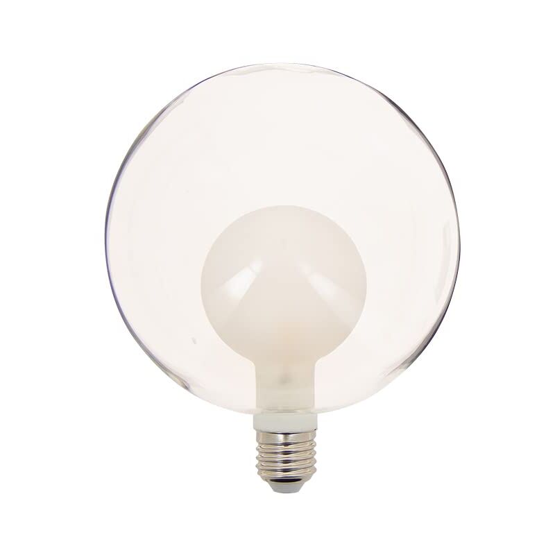 Image of Lampadina led decorativa – doppio vetro – forma di globo – Attacco E27 – Bianco Neutro – Forma allungata - Xanlite