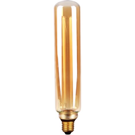 Lampadina LED decorativa T60 ambra E27 4W 180lm 1800K Polux