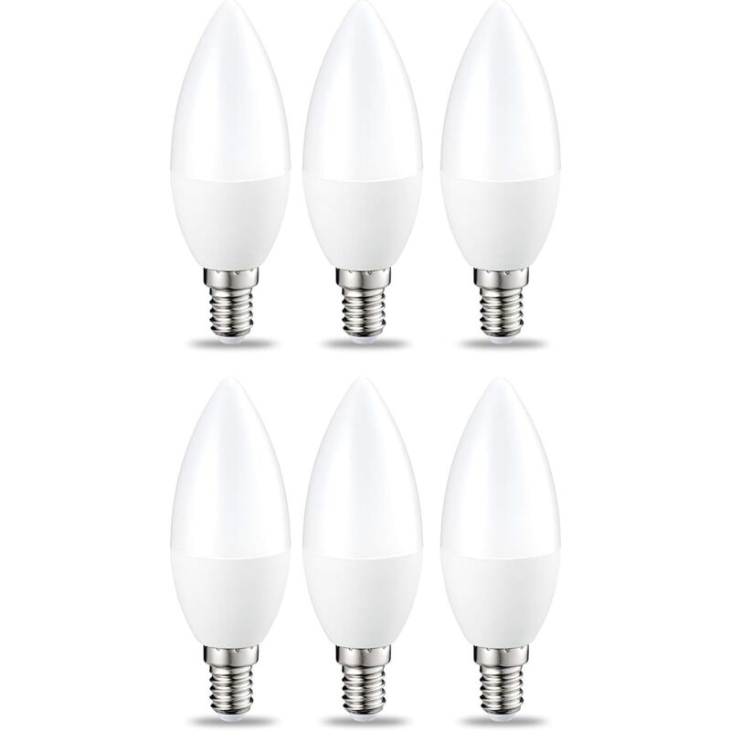 Image of Lampadina led Dimmerabile E14 a Forma di Candela, 5 w Equivalenti a 40 w, Bianco Freddo 5000 k, 470 lm, Lampadina a Candela B35 con Base a Vite