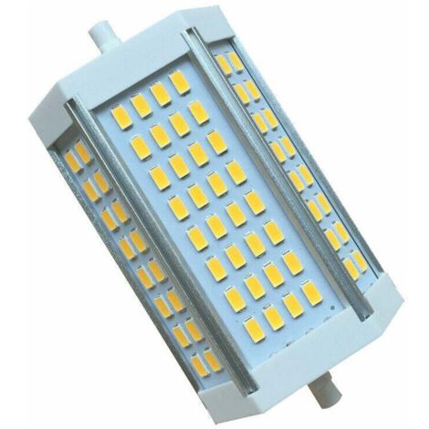 Lampadina LED dimmerabile R7s da 30W, 118mm, J118, riflettore, luce diurna 4000K, doppia faccia, 3000lm, equivalente a 300W, per casa, soggiorno, balcone, ufficio, hotel, ristorante, 220V (1 pezzo) [
