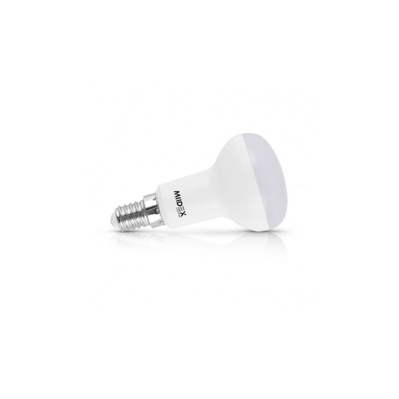 Image of Miidex Lighting - Lampadina led E14 AC220/240V 5W 400lm 110° IP20 Ø50mm - Bianco Hot 3000K