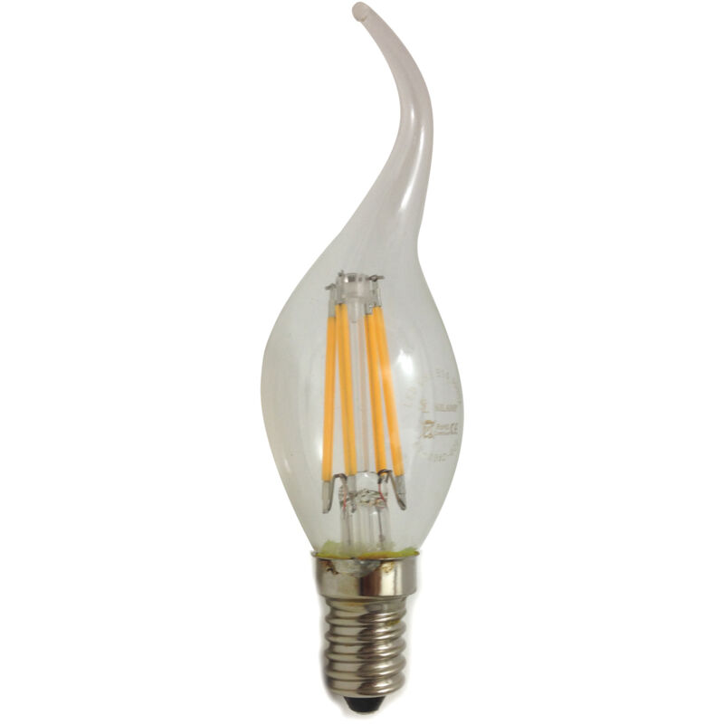 Lampadina LED E14 6W colpo di vento attacco