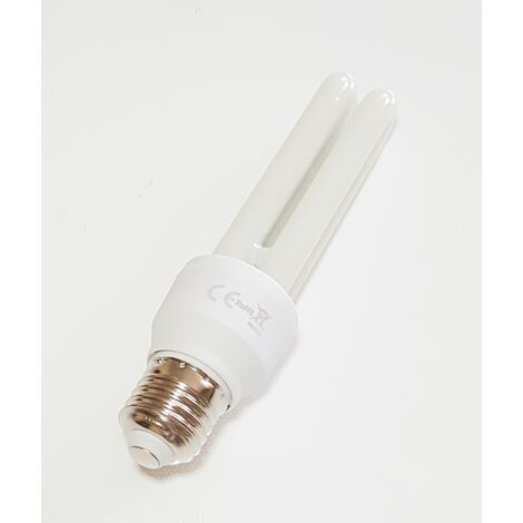Lampadina led E27 11w 2U tubolare opaca luce calda 3000k naturale 4000k fredda bianca 6500k  Naturale 4000k