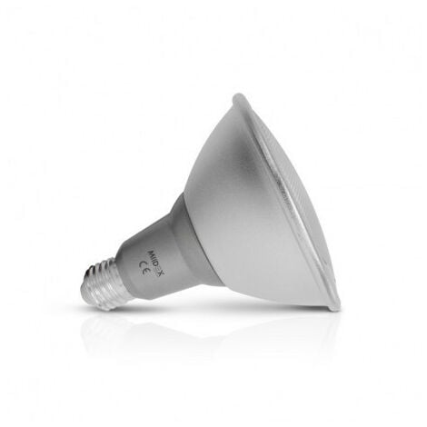 Lampadina LED Goccia E27 15W luce calda 3000K ECOMAN vetro ghiaccio per uso  professionale