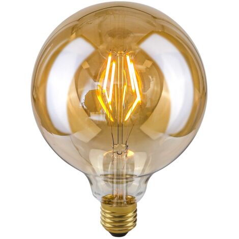 Lampadina LED E27 4W 2200K Edison G125 ambra Italux