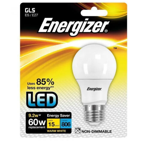 Lampadina LED E27, 806 lumen, 9.2W/60W