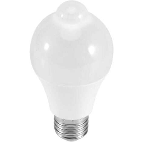 Lampadina LED E27 da 12 W con rilevatore di movimento a infrarossi PIR, 85-265 V