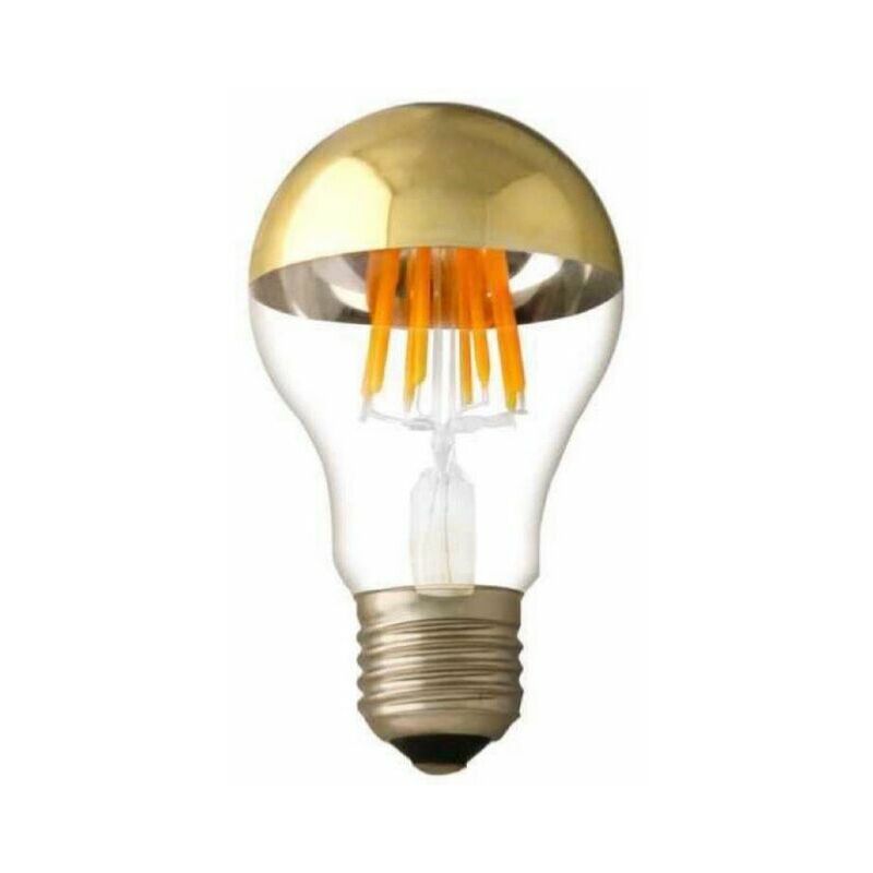 Lampadina led E27 Filamento 7W A60 Riflesso Oro